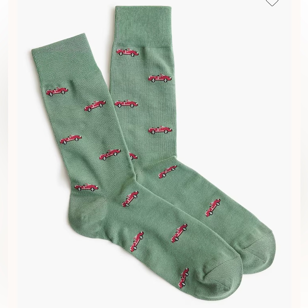 J crew mens car socks